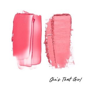 “She’s That Girl” MAJOR HEADLINES DOUBLE-TAKE CRÈME & POWDER BLUSH DUO